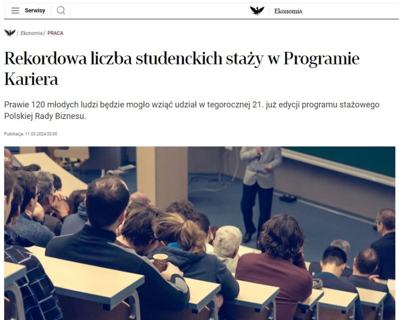 Program Kariera Rzeczpospolita media o nas